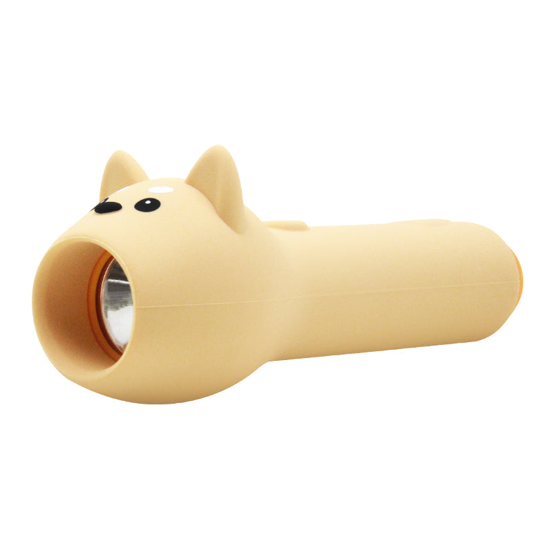 Puppy Rechargeable Kids Flashlight, Toy Light with Hanging Lanyard