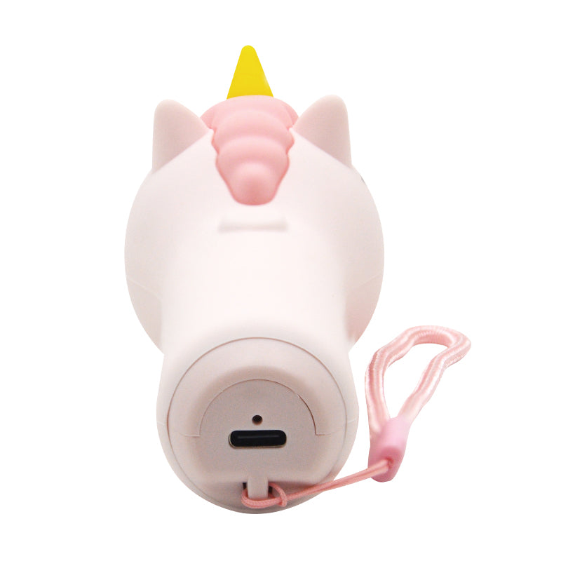 Unicorn Rechargeable Kids Flashlight, Toy Light with Hanging Lanyard