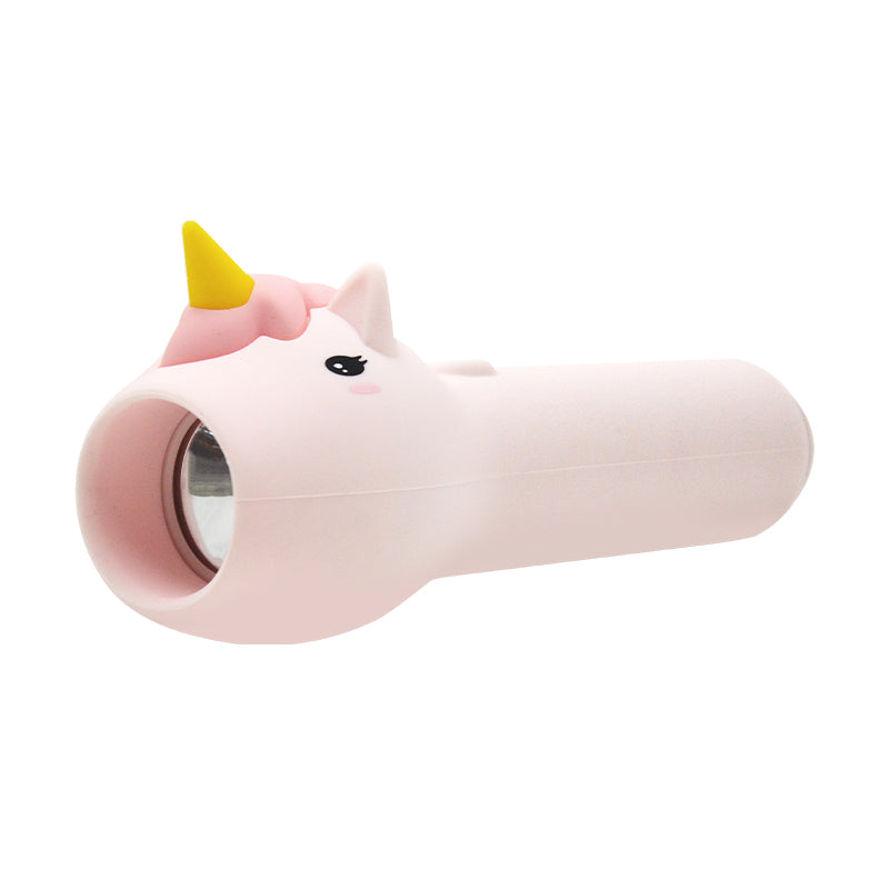 Unicorn Rechargeable Kids Flashlight, Toy Light with Hanging Lanyard