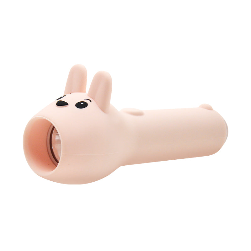 Bunny Rechargeable Kids Flashlight, Toy Light with Hanging Lanyard