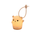 Mini Bear Keychain Night Light | Cute Backpack Charm Lamp | Nursing Light
