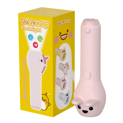 Bunny Rechargeable Kids Flashlight, Toy Light with Hanging Lanyard
