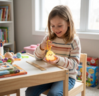 Shaarkmango Keychain Night Light | Cute Backpack Charm Lamp | Nursing Light