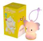 Mini Elephant Keychain Night Light | Cute Backpack Charm Lamp | Nursing Light