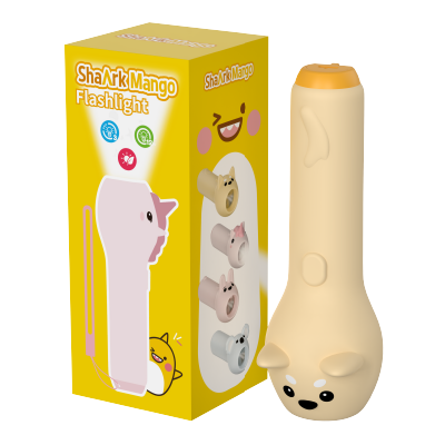 Puppy Rechargeable Kids Flashlight, Toy Light with Hanging Lanyard